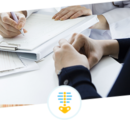 脊椎疾患の治療を得意としています